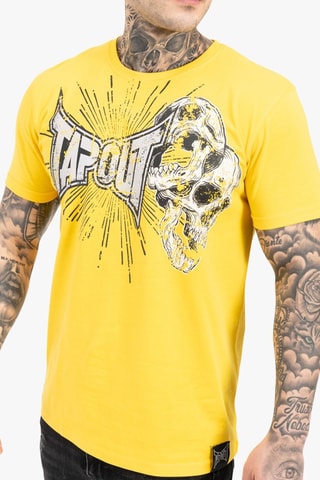 T-shirt Regular Balde - Geel