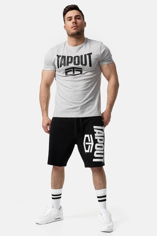 T-shirt Active Basic Tee Grijs en Zwart - Tapout