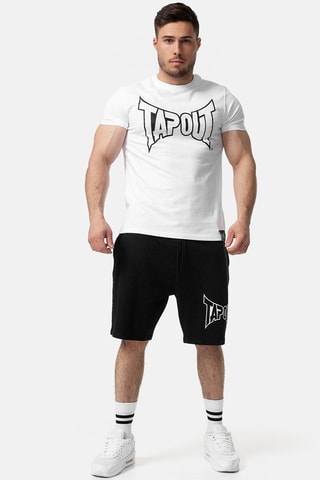 T-shirt Lifestyle Basic Tee Wit en Zwart - Tapout