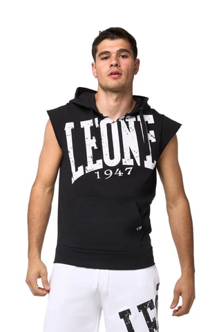 Sweat à capuche sans manches - Noir