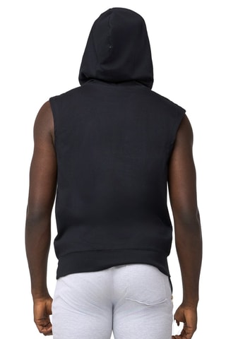 Sweat à capuche sans manches - Noir