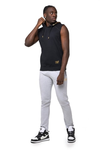 Sweat à capuche sans manches - Noir
