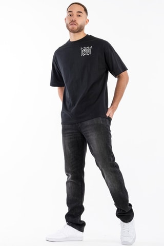 T-shirt oversized B3li3ve tee - Zwart