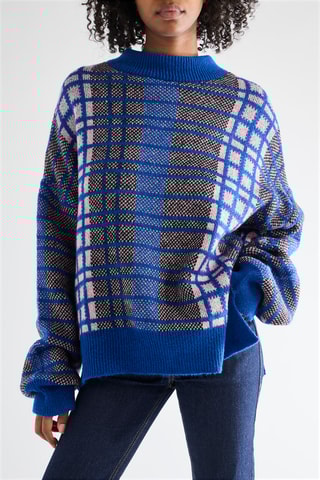 Trui - Felblauw