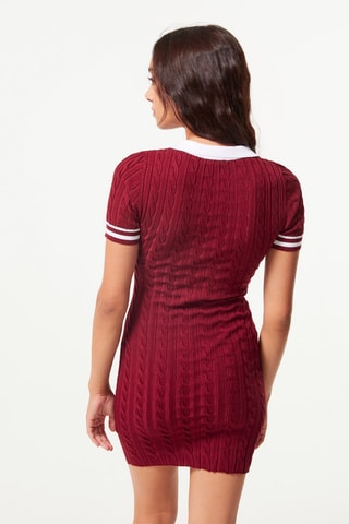 Trui-jurk Rood
