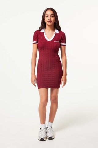 Trui-jurk Rood