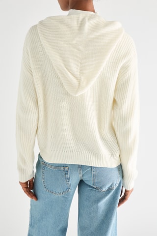 Vest met Capuchon - Ecru