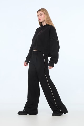 Broek Hoge Taille - Zwart