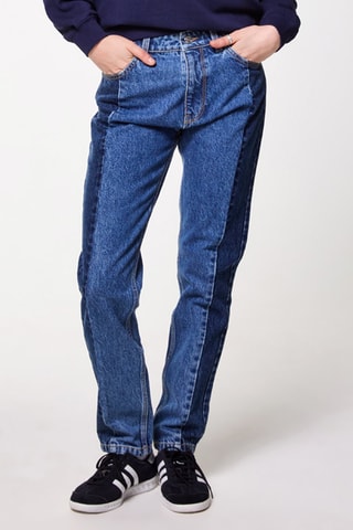 Jeans mom fit - Blauw