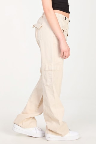 Rechte Jeans Lage Taille - Beige