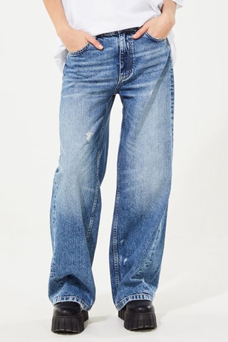 Wijde Jeans Boyfriend - Donkerblauw