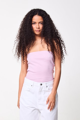 Strapless Top - Poederroze