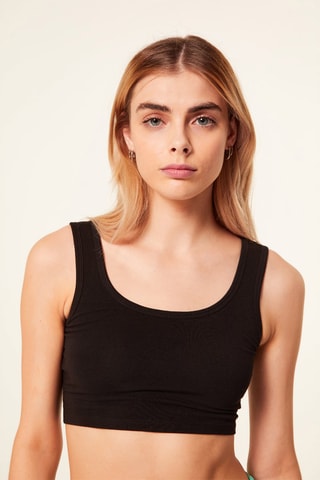 Crop Top - Zwart 