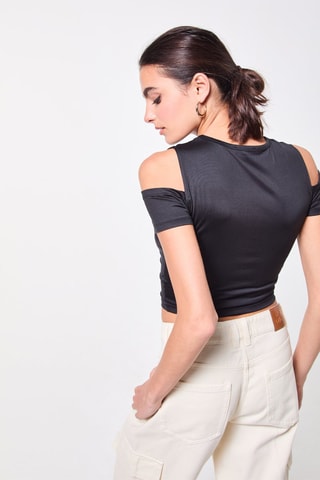 Crop Top - Zwart
