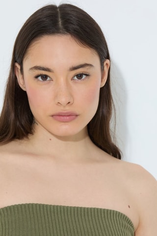 Strapless Top - Kaki