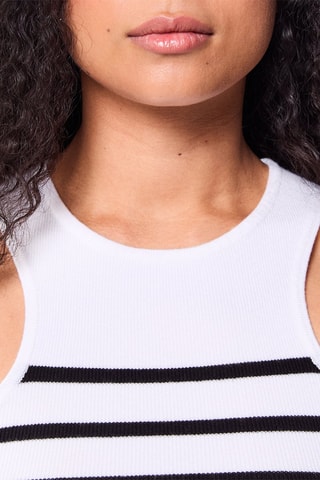 Crop top - Wit en Zwart
