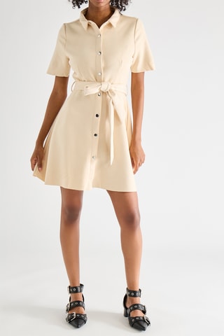 Blouse-jurk - Beige