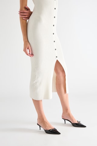 Blouse-jurk - Ecru