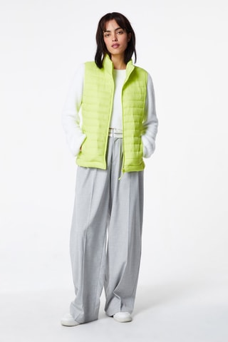 Mouwloze Bodywarmer Lichtgroen