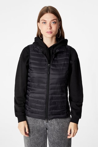 Mouwloze Bodywarmer Zwart
