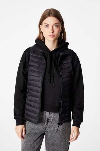 Mouwloze Bodywarmer Zwart