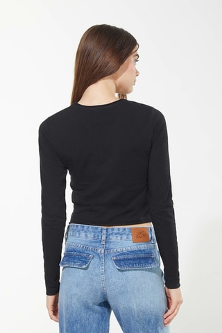 T-shirt 
Zwart