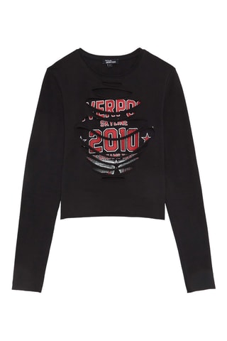 T-shirt 
Zwart