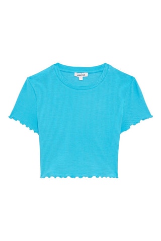 Kort T-shirt Lichtblauw