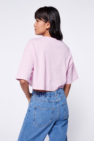 Cropped T-shirt Lichtpaars