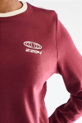 T-shirt - Bordeauxrood