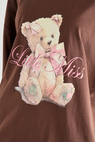 T-shirt - Donkerbruin
