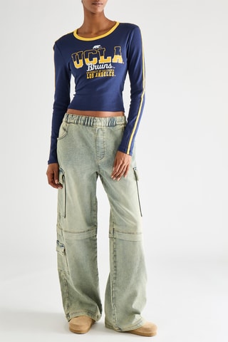 Crop Top University of California Los Angeles- Marineblauw