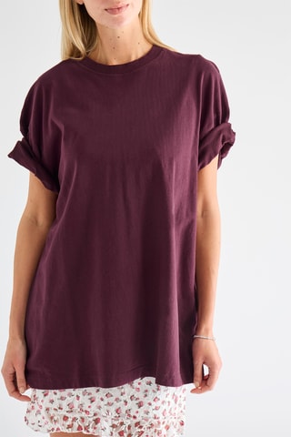 T-shirt - Bordeauxrood