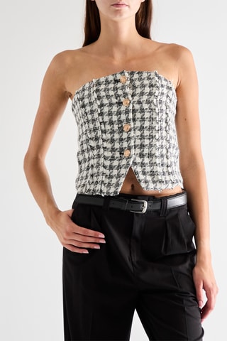 Strapless Top - Ecru