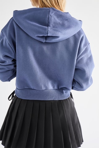 Sweater met Capuchon - Donkerblauw