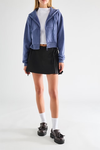 Sweater met Capuchon - Donkerblauw