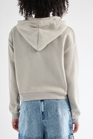Sweater met Capuchon - Lichtgrijs