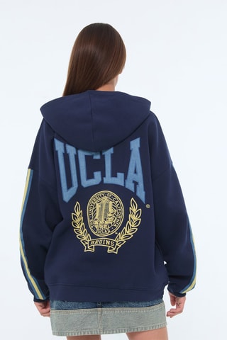 Sweater University Californië - Marineblauw