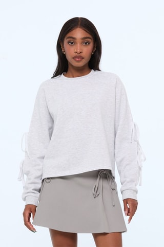 Sweater - Gemêleerd Lichtgrijs