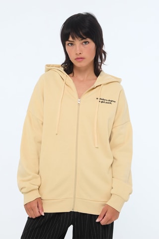 Sweater met Capuchon - Beige
