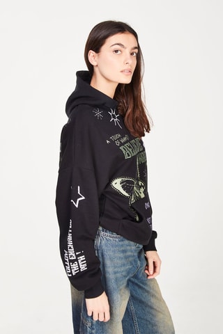 Sweater met Capuchon - Zwart