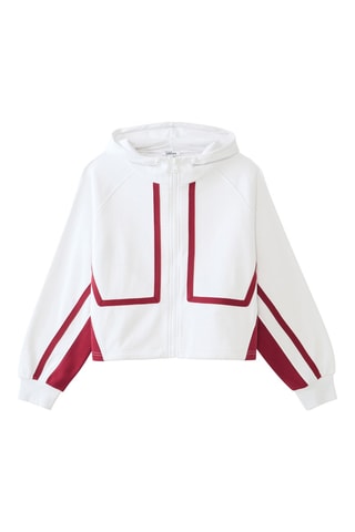 Sweater met capuchon - Wit