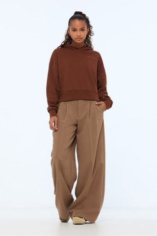 Sweater met Capuchon - Donkerbruin