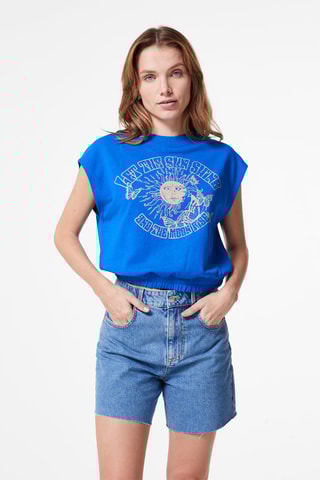 Sweater Felblauw