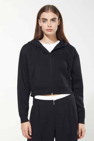 Sweater met Capuchon - Zwart