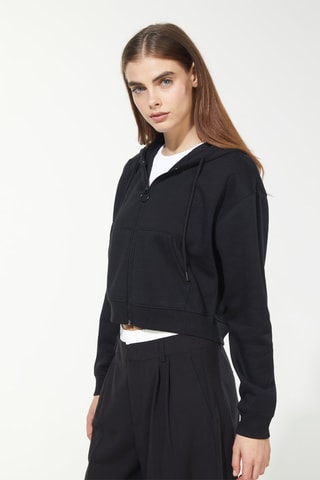 Sweater met Capuchon - Zwart