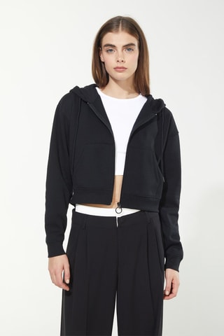 Sweater met Capuchon - Zwart
