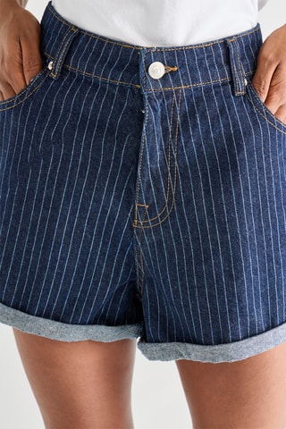 Spijkershort - Blauw
