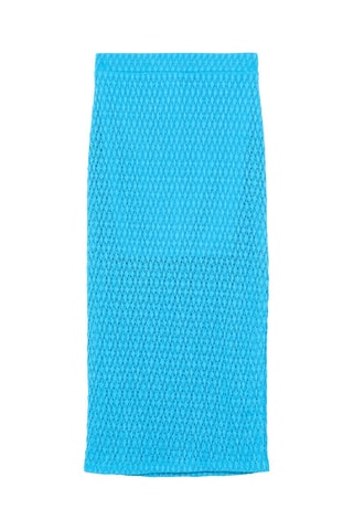 Lange Rok Hoge Taille - Lichtblauw