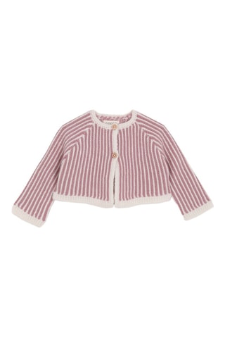 Gilet en mérinos - Mauve